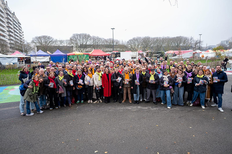 Photo des militants dans les rues de Nantes